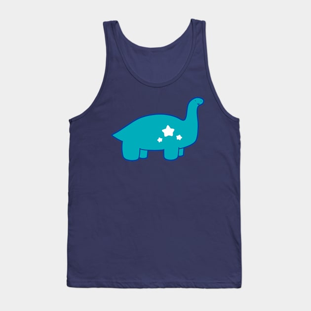 Cute Star Dino Tank Top by saradaboru